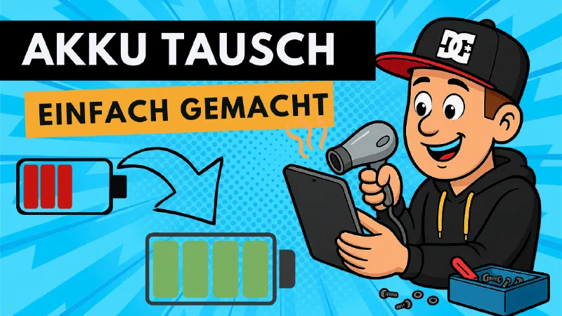 Tablet-Akku selbst wechseln in 20 Minuten