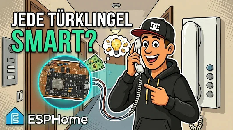 Türklingel smart machen, ohne die Nachbarn zu stören (Siedle + ESPHome)