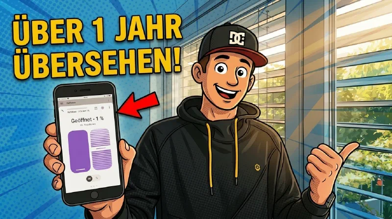 Raffstore-Lamellen mit Shelly und Home Assistant aufs Prozent genau kippen